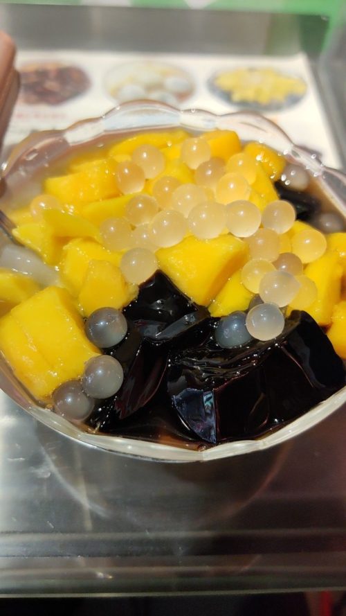 A refreshing snack after hours of walking around Old Town Central
