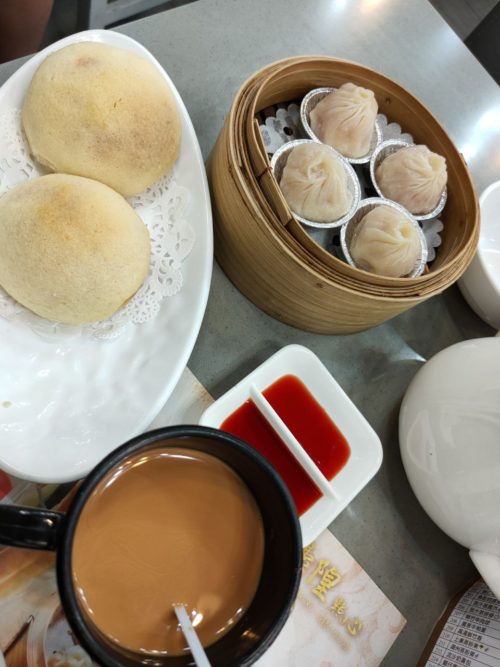 A moment of silence for the one pork bun that didn't make it to the photo