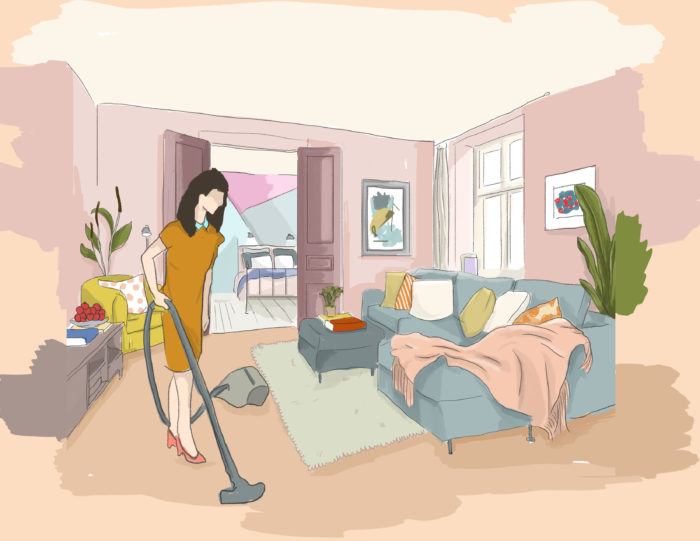 pinesol preen feature illus2