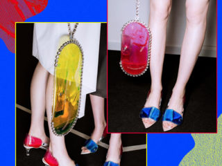 Handbag Edits christopher kane liquid clutch