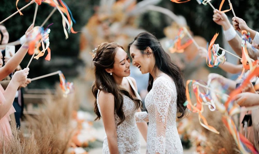 preenph asian sapphic weddings inspo